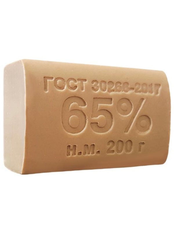 Мыло хозяйственное 65% ММЗ, без обертки, 200г