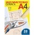 Бумага масштабно-координатная Лилия Холдинг, А4 20л., голубая, в папке