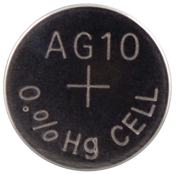 Батарейка GP LR54 (G10, V10GA, LR1130, 189, 189A) алкалиновая, BC10