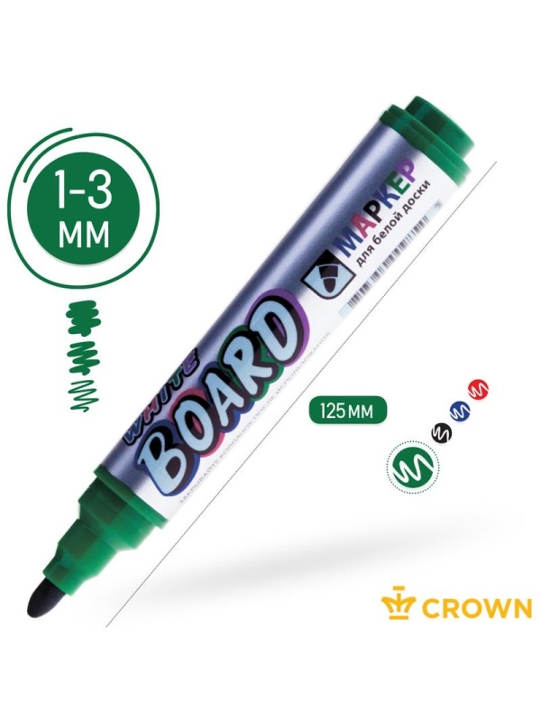 Маркер для белых досок Crown 