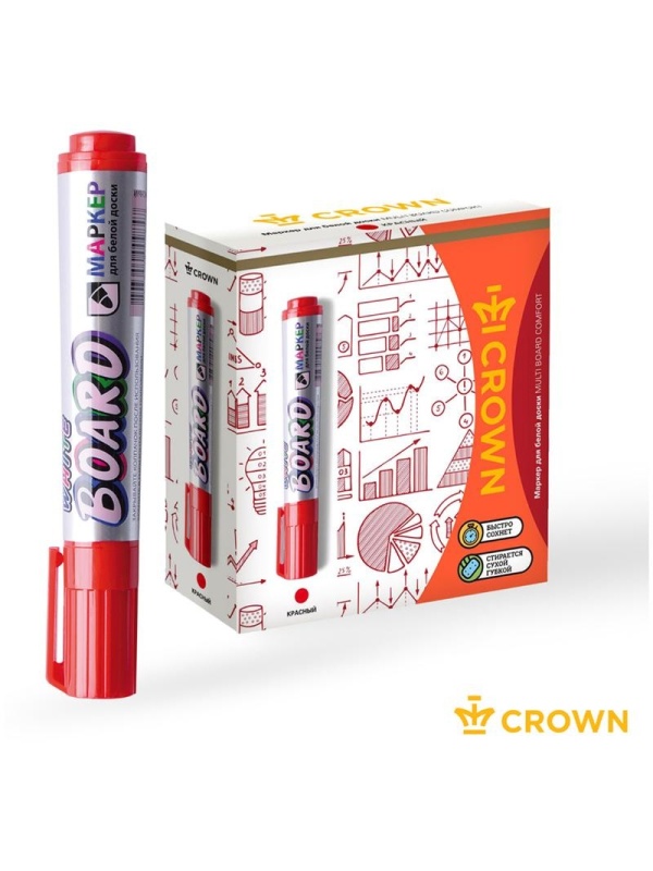 Маркер для белых досок Crown 