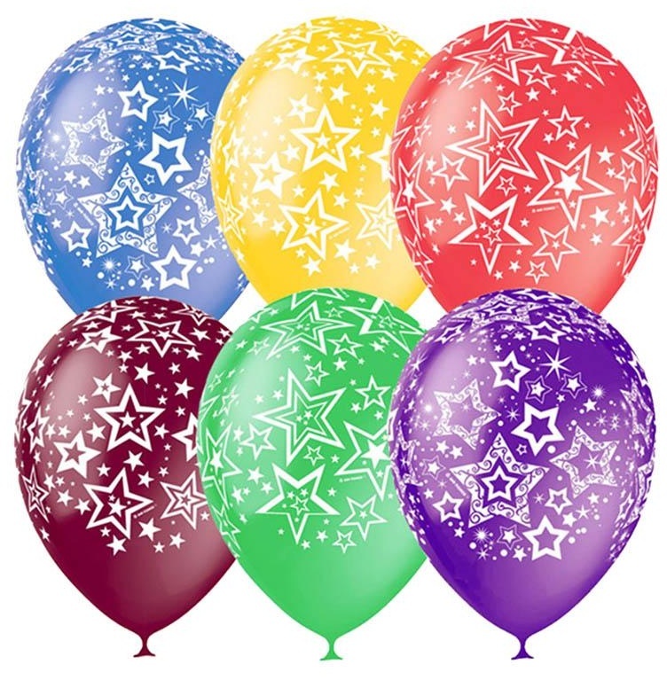 Воздушные шары,  25шт., M12/30см, ПатиБум 