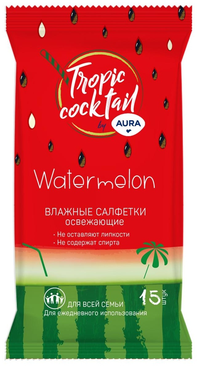 Салфетки влажные Aura 