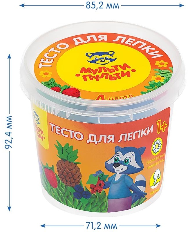 Тесто для лепки Мульти-Пульти 