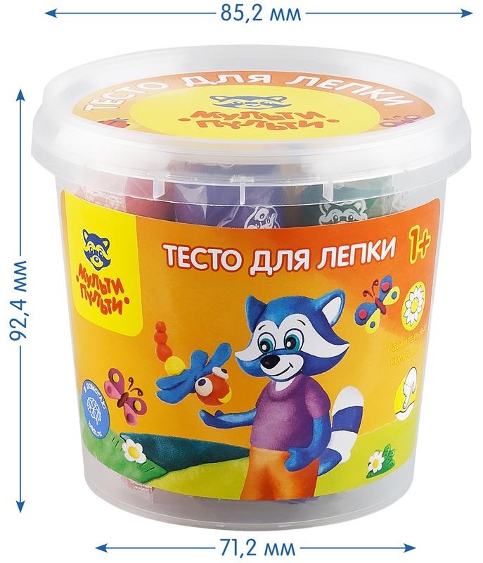 Тесто для лепки Мульти-Пульти 