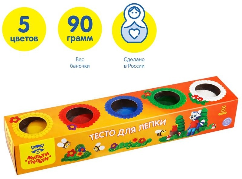 Тесто для лепки Мульти-Пульти 