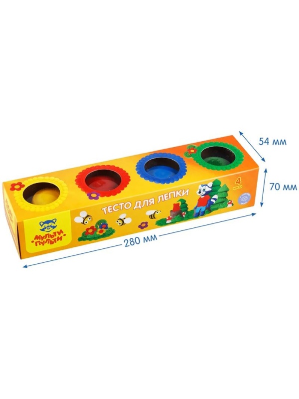 Тесто для лепки Мульти-Пульти 