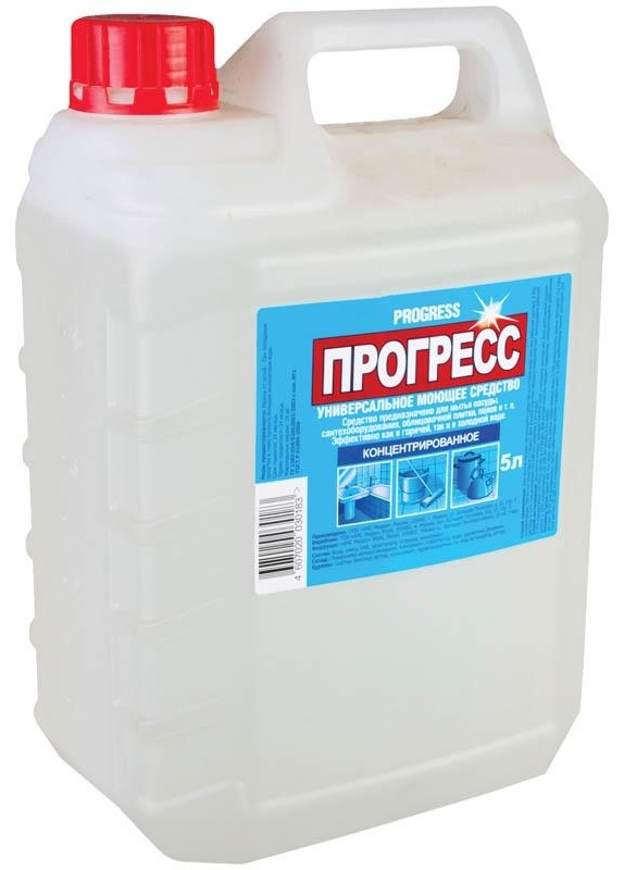 Универсальное моющее средство Прогресс, 5л, канистра