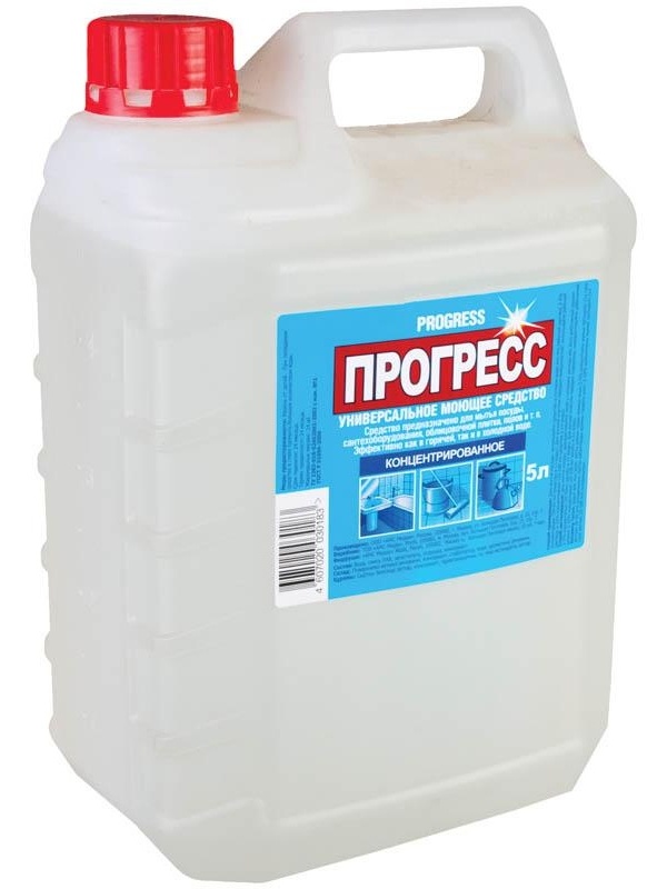 Универсальное моющее средство Прогресс, 5л, канистра