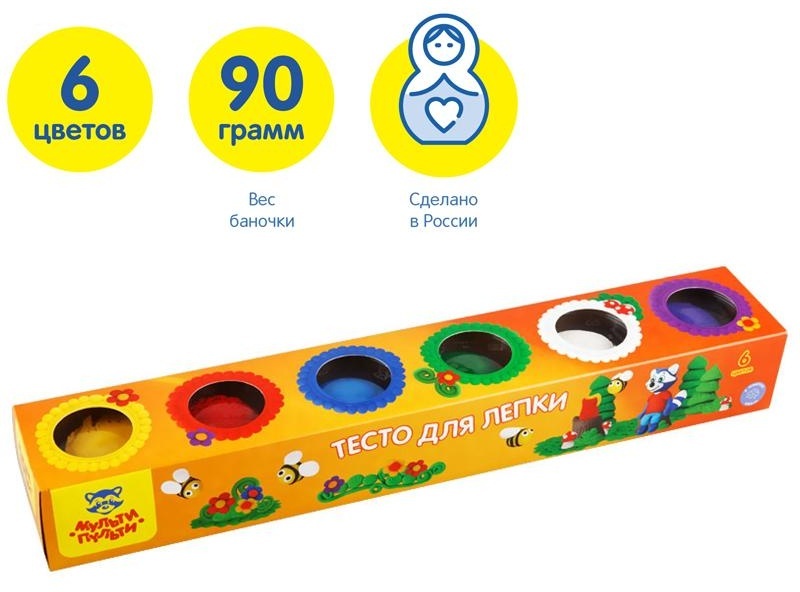 Тесто для лепки Мульти-Пульти 
