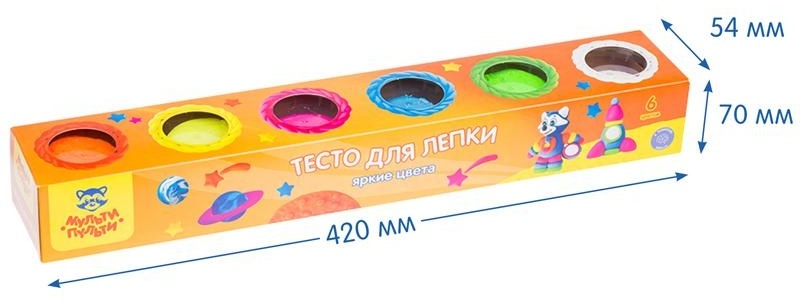 Тесто для лепки Мульти-Пульти 