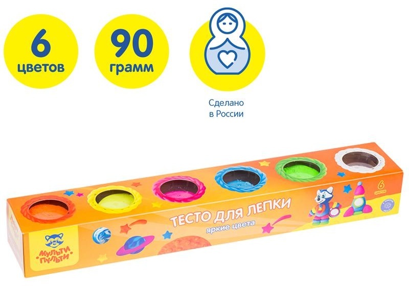 Тесто для лепки Мульти-Пульти 