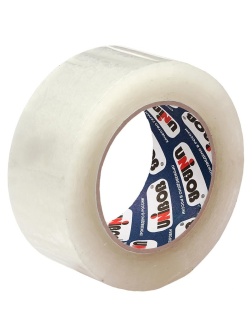 Клейкая лента упаковочная Unibob, 48мм*132м, 45мкм