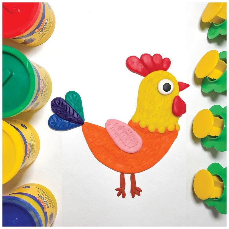 Тесто для лепки JOVI, 10 цветов*110г, картон