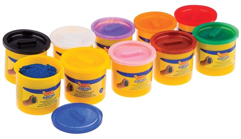 Тесто для лепки JOVI, 10 цветов*110г, картон