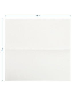 Полотенца бумажные лист. OfficeClean Professional(V-сл) (H3), 2-слойные, 200л/пач., 21*21,6, тиснение, белые