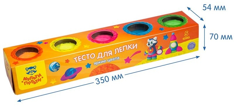 Тесто для лепки Мульти-Пульти 
