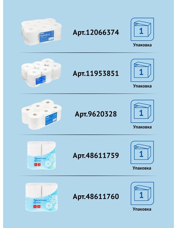 Бумага туалетная OfficeClean 2-слойная, 8шт., тиснение, белая, 8 уп.