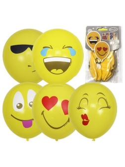 Воздушные шары,  5шт., М12/30см, ПатиБум 