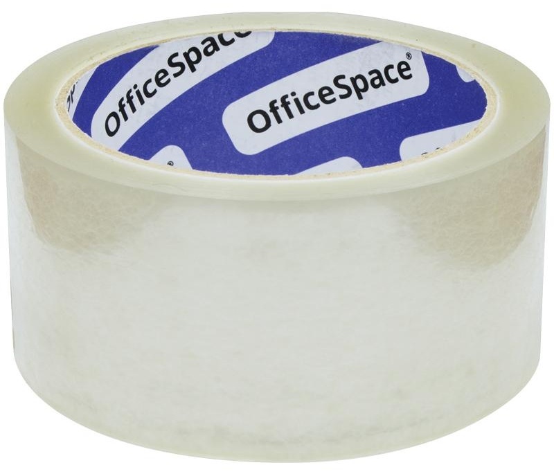 Клейкая лента упаковочная OfficeSpace, 48мм*66м, 40мкм