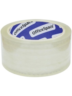 Клейкая лента упаковочная OfficeSpace, 48мм*66м, 45мкм