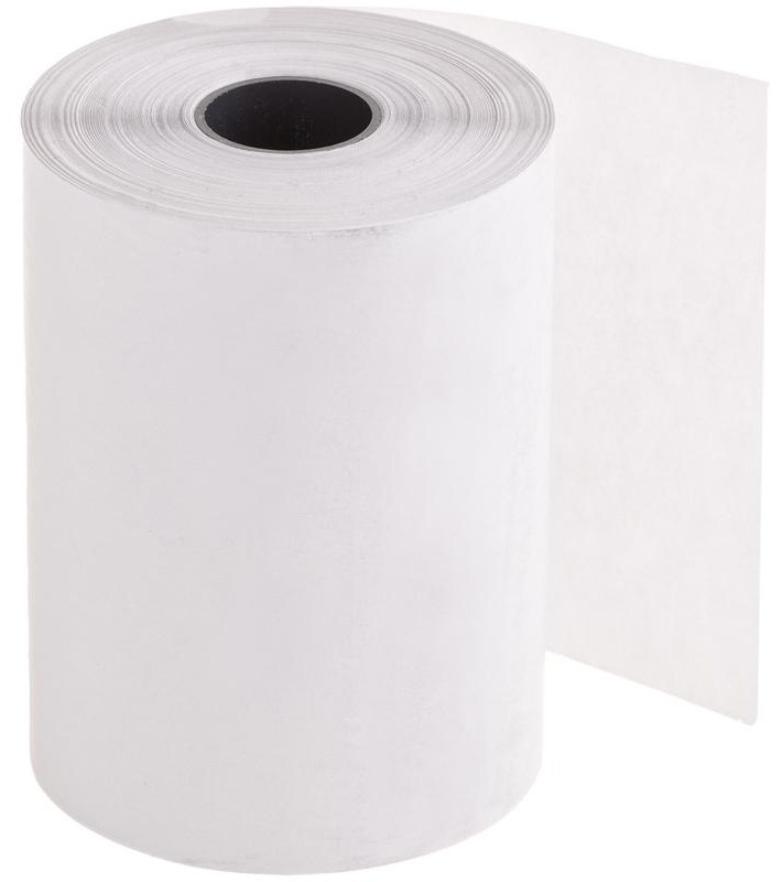 Чековая лента термо 80*80*18 (70м), НБК, 48г/м2 термослой наружу