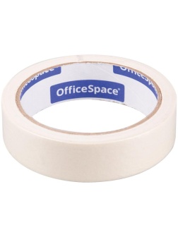 Клейкая лента малярная OfficeSpace, 25мм*25м, ШК