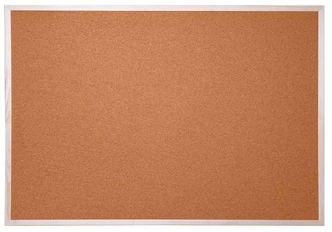 Доска пробковая OfficeSpace, 90*120см, деревянная рамка
