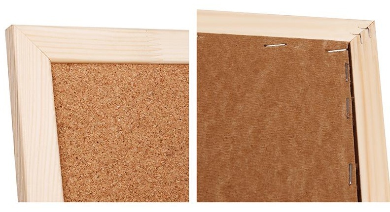 Доска пробковая OfficeSpace, 90*120см, деревянная рамка