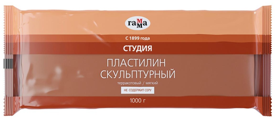 Пластилин скульптурный Гамма 
