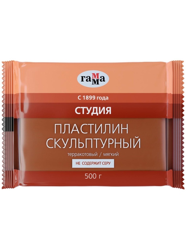 Пластилин скульптурный Гамма 