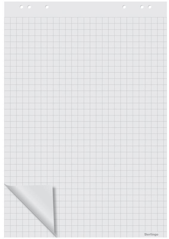 Блокнот для флипчарта Berlingo 64*96см, 20л., клетка