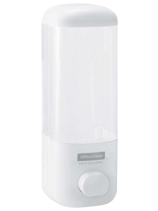 Диспенсер для жидкого мыла OfficeClean Professional, наливной, ABS-пластик, механический, белый, 0,5л