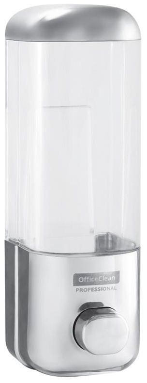 Диспенсер для жидкого мыла OfficeClean Professional, наливной, ABS-пластик, хром, 0,5л