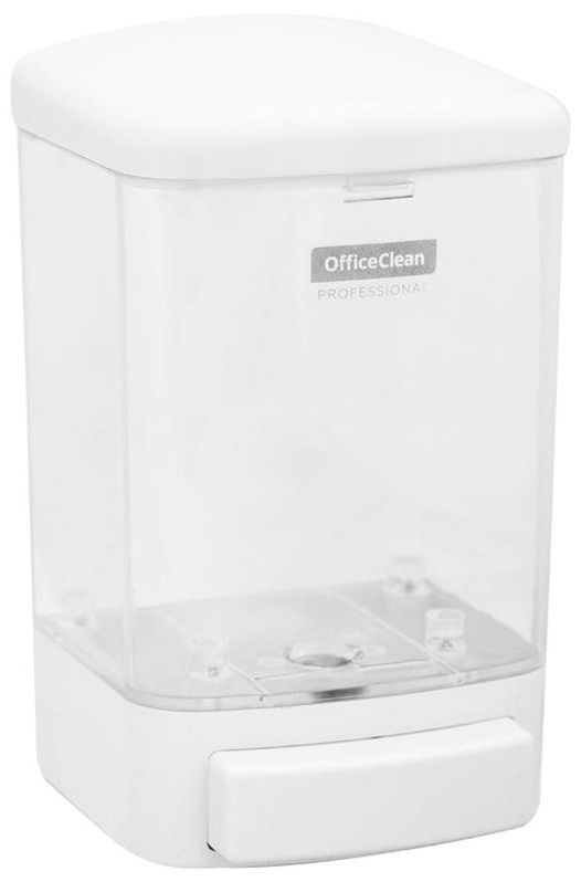 Диспенсер для жидкого мыла OfficeClean Professional, наливной, ABS-пластик, механический, белый, 1л