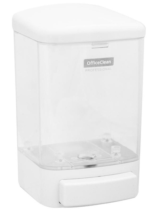 Диспенсер для жидкого мыла OfficeClean Professional, наливной, ABS-пластик, механический, белый, 1л