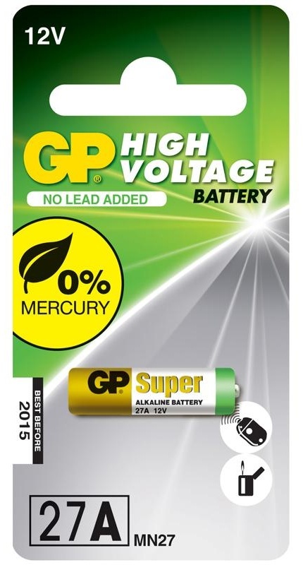 Батарейка GP MN27 (27AF) 12V алкалиновая, BC1