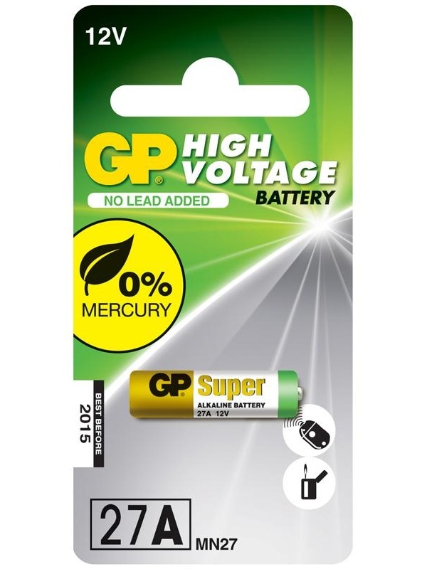 Батарейка GP MN27 (27AF) 12V алкалиновая, BC1
