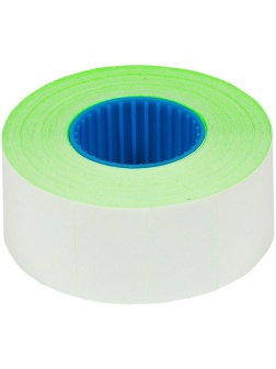 Этикет-лента OfficeSpace, 26*16мм, прямоугольная, зеленая, 800 этикеток