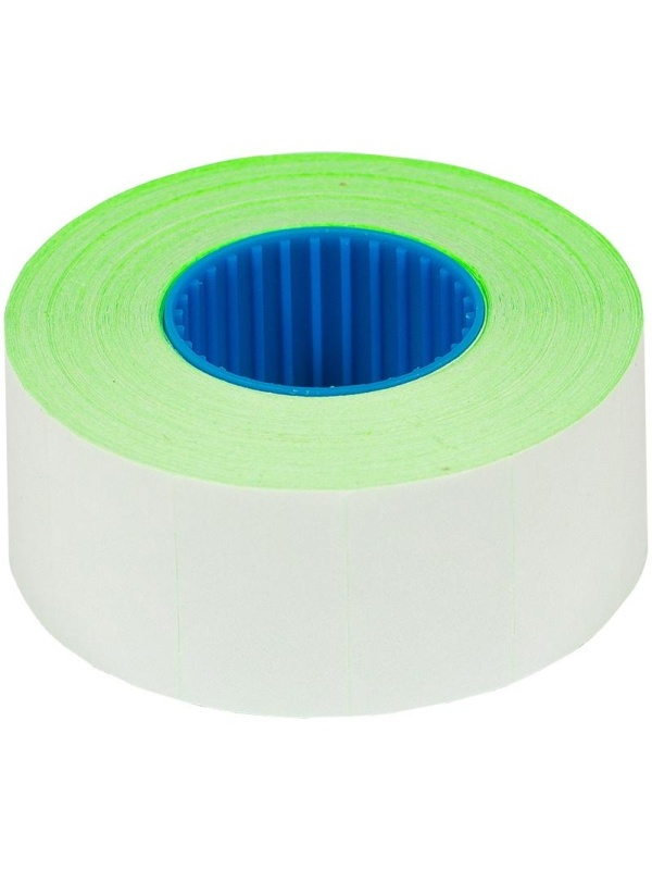 Этикет-лента OfficeSpace, 26*16мм, прямоугольная, зеленая, 800 этикеток