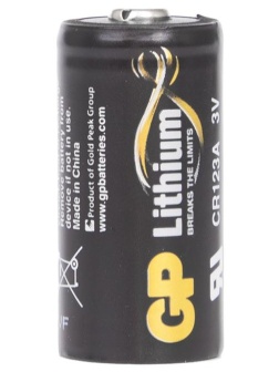 Батарейка GP CR123A (DL123A, CR17345) литиевая BL1