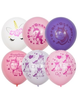 Воздушные шары,  25шт., M12/30см, ПатиБум 