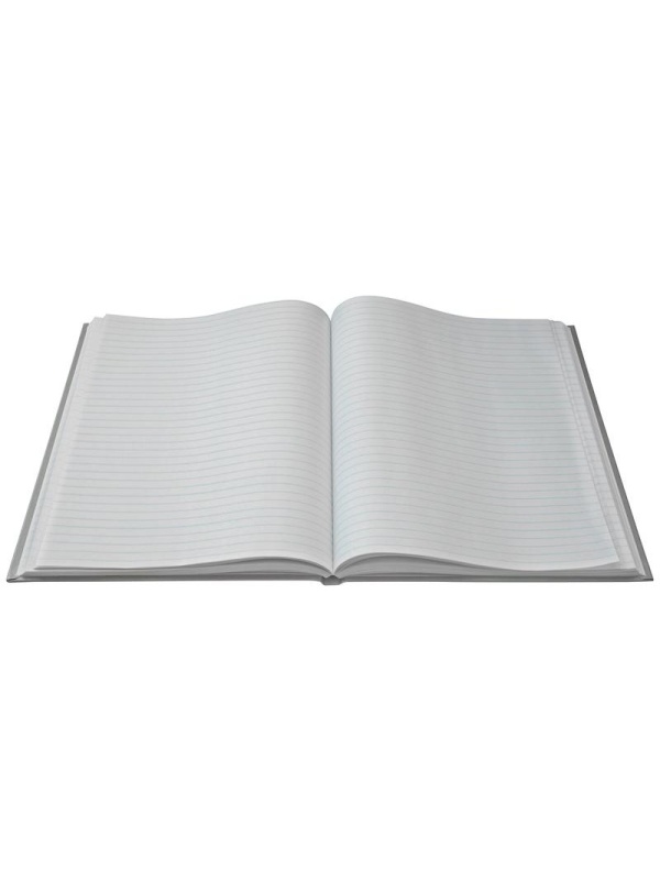 Книга учета OfficeSpace, А4, 96л., линия, 200*290мм, твердый переплет 7БЦ, блок газетный