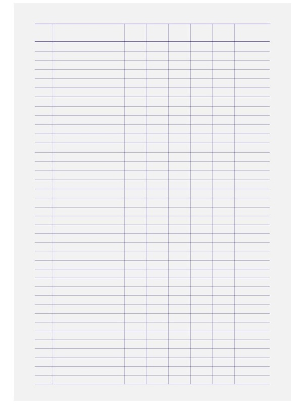 Книга учета OfficeSpace, А4, 48л., пустографка, 200*290мм, мелованный картон, блок офсетный