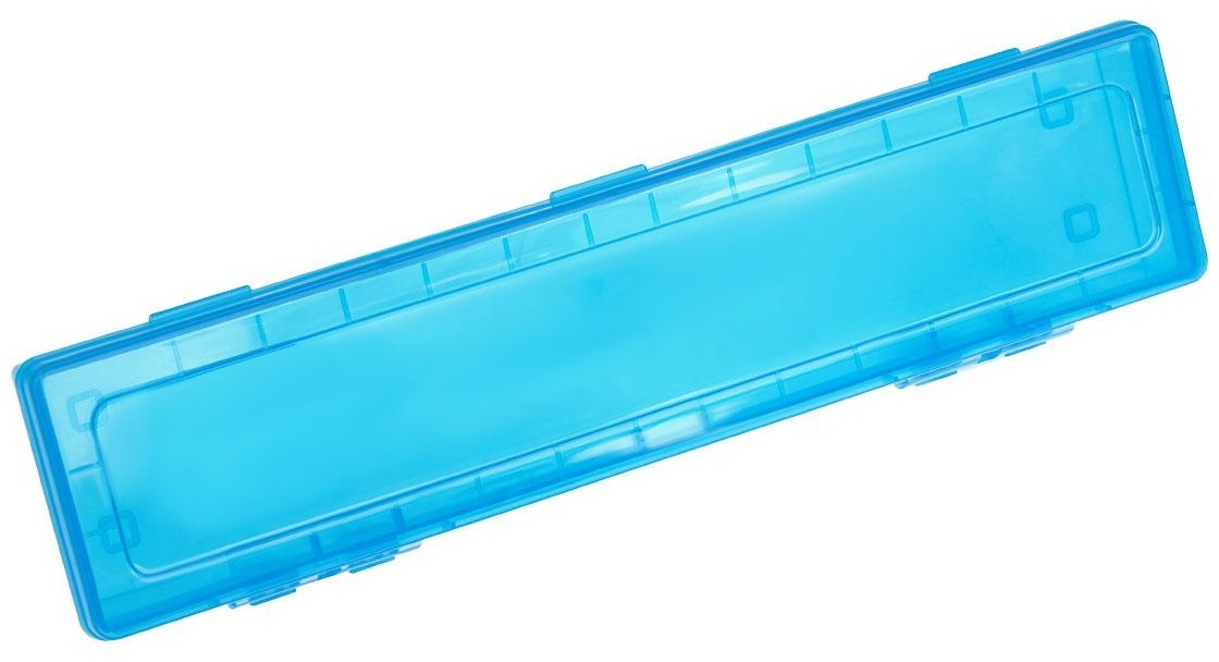 Пенал-футляр для кистей СТАММ, 350*90*35мм, неоновые цвета, ассорти