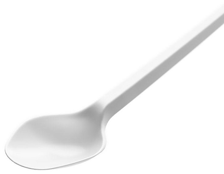 Ложки одноразовые чайные OfficeClean, набор 100шт., эконом, ПС, белые, 12,5см