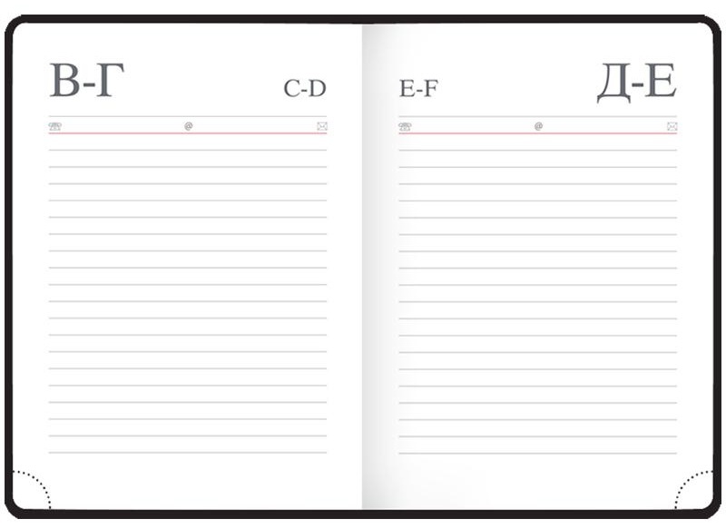 Ежедневник недатированный, А6, 136л., кожзам, OfficeSpace 