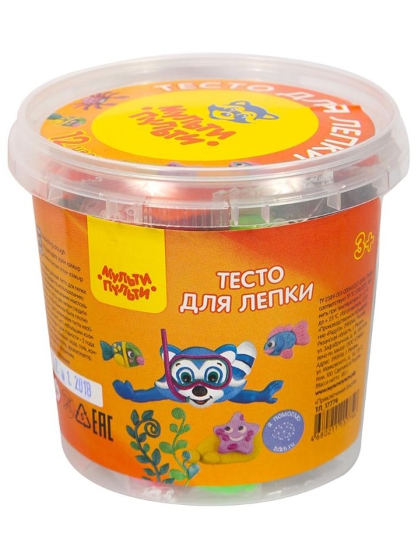 Тесто для лепки Мульти-Пульти 