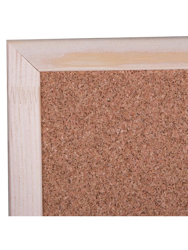 Доска пробковая OfficeSpace, 45*60см, деревянная рамка