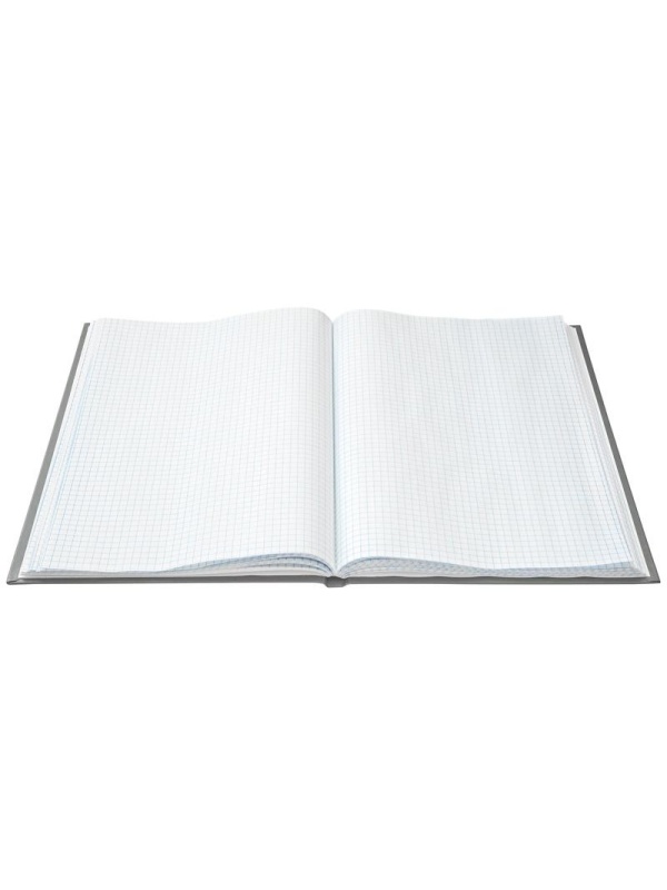 Книга учета OfficeSpace, А4, 96л., клетка, 200*290мм, бумвинил, цвет зеленый, блок офсетный